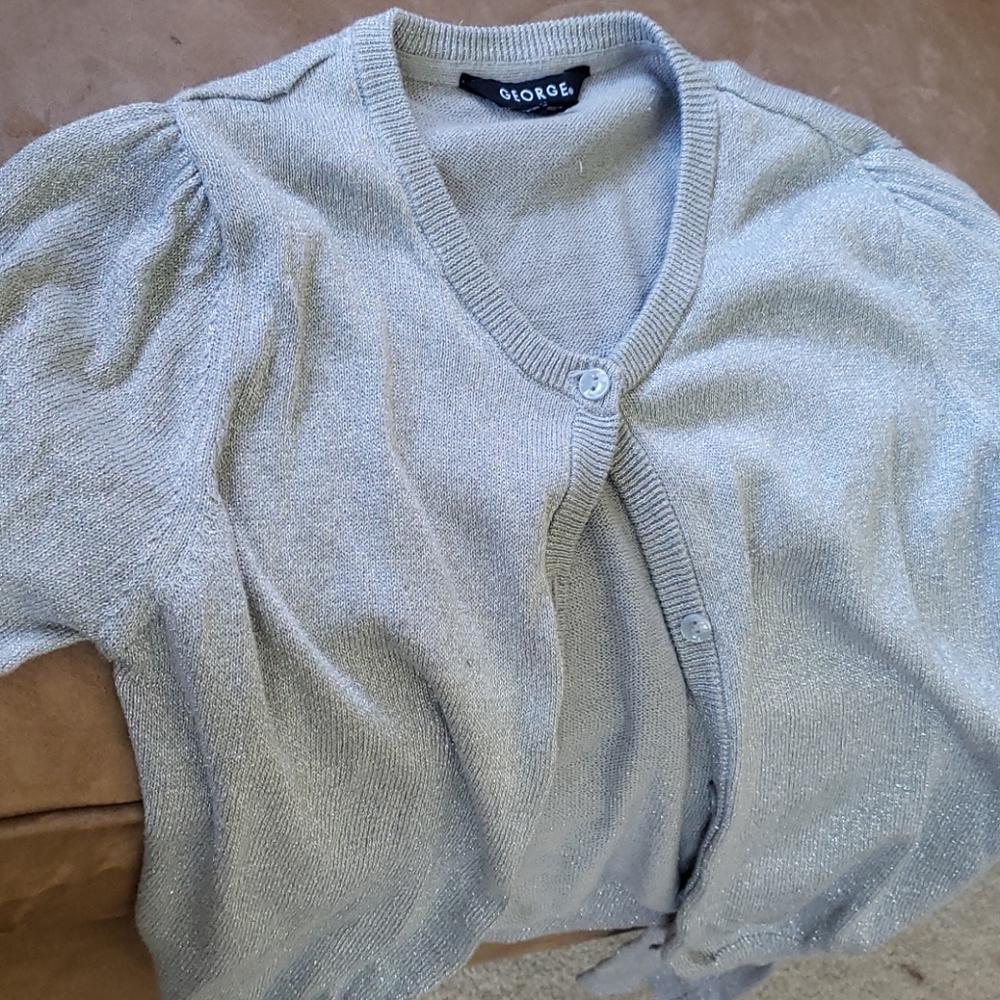 Silver shimmer cardigan